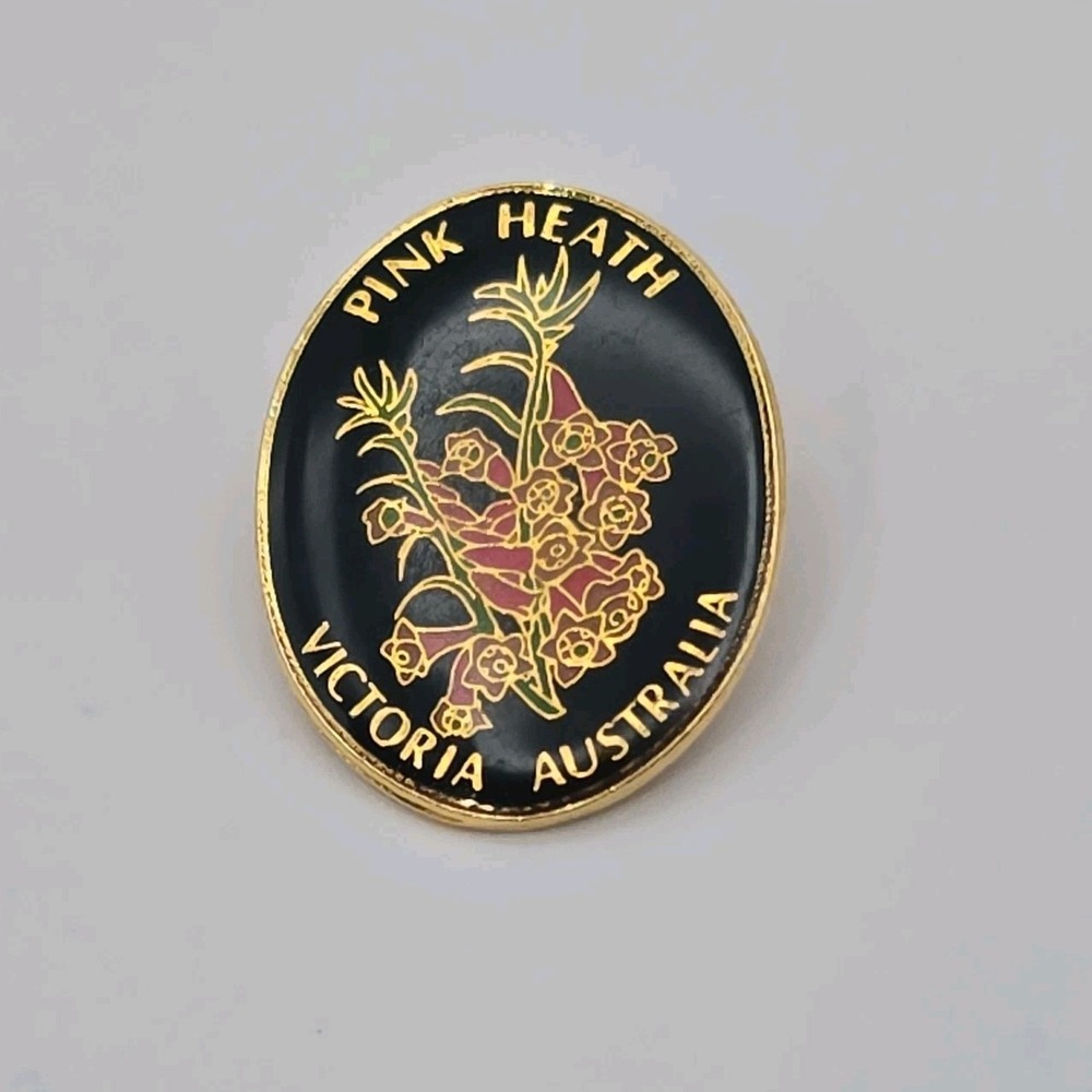 Pink Heath Victoria Australia Pin